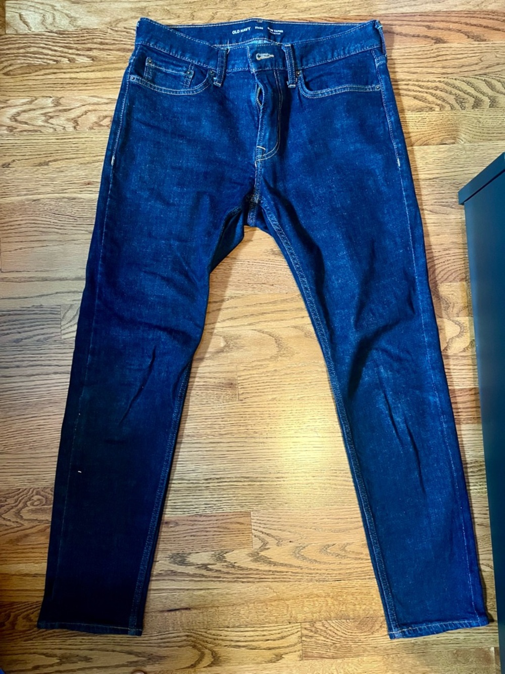 Old Navy Men's Deep Blue Slim Taper Jeans